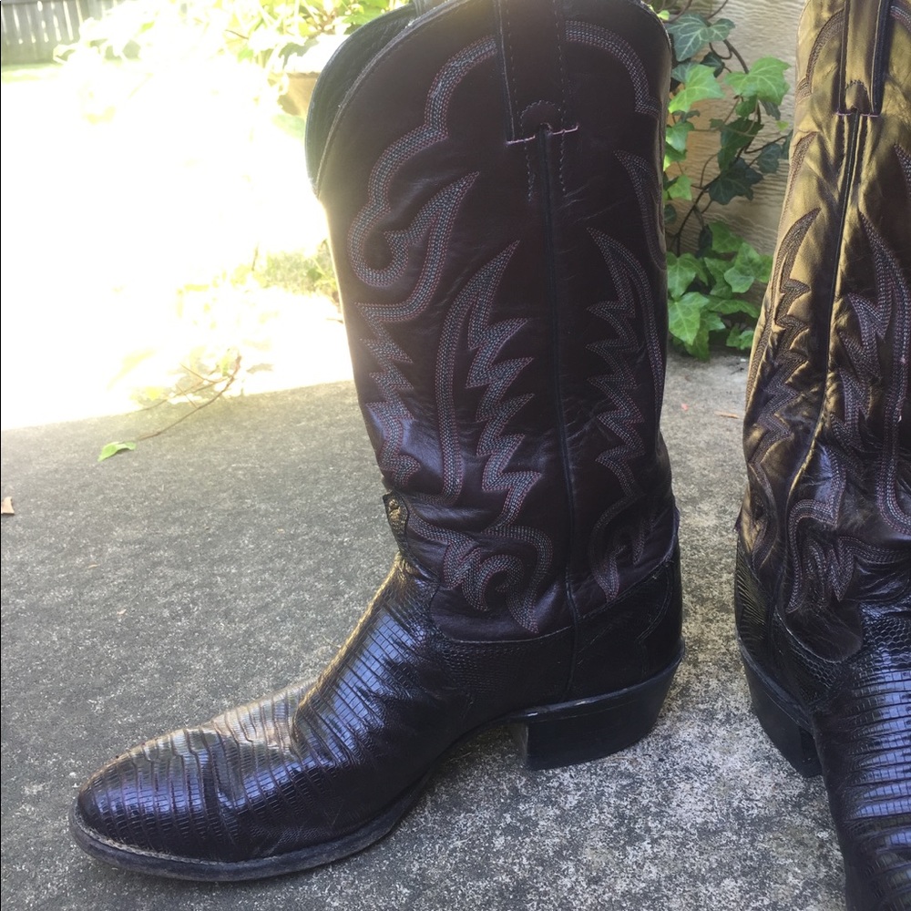 Men's Lizard Skin Boots